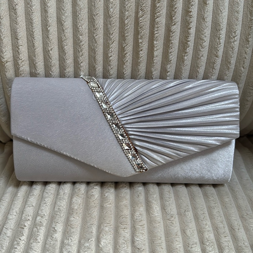 Women's Silver Clutch